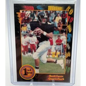 Brett Favre Rookie 1991 Wild Card 1st Edition #119 Southern Mississippi Football